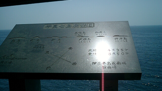 伊豆七島展望図