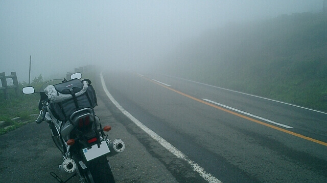 山ならではの霧が発生することも