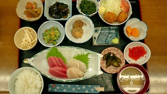 マリンハウスくどうの夕食