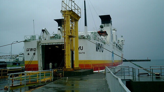 北海道へのフェリー「ばあゆ」