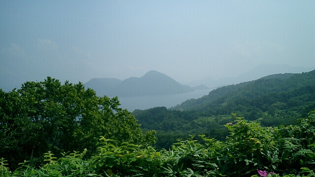 国道230号からの眺め