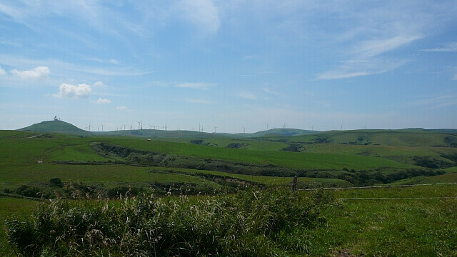 最北の丘が広がる