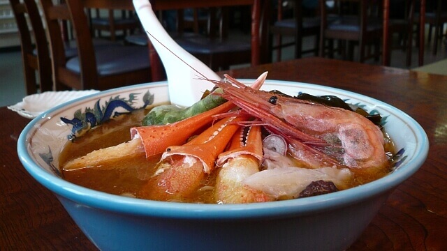 食堂最北端の最北端ラーメン